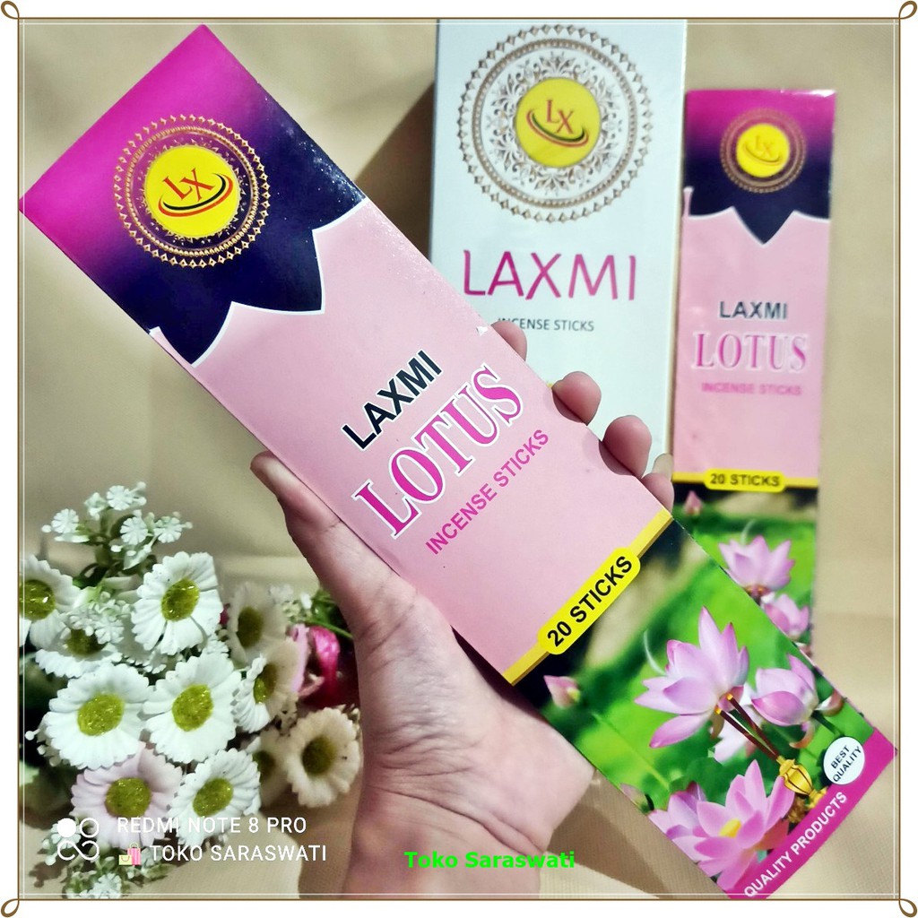 Hio Dupa Wangi Aromaterapi Soft Lotus Laxmi Isi 20 Stik