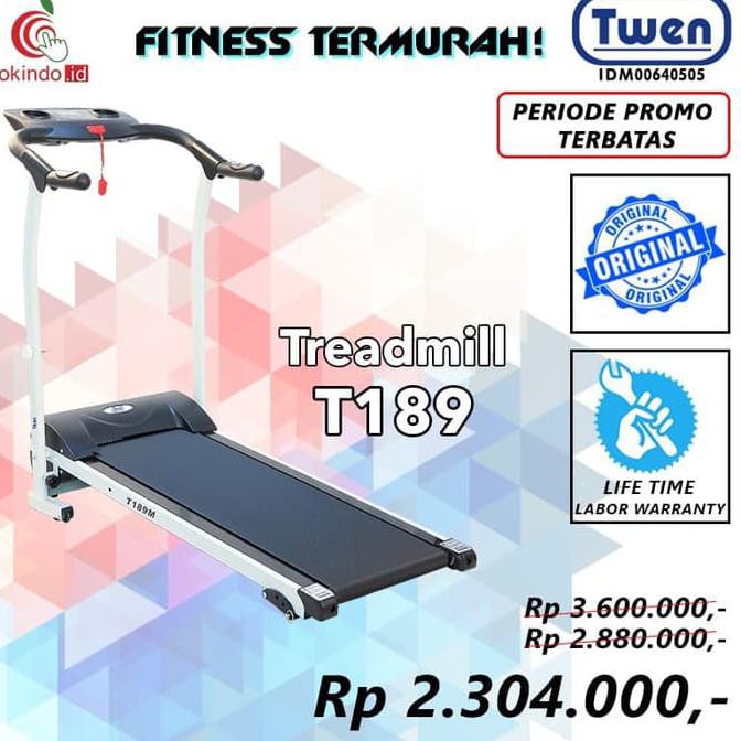 Treadmill Listrik Twen Model T189 / Treadmill Elektrik