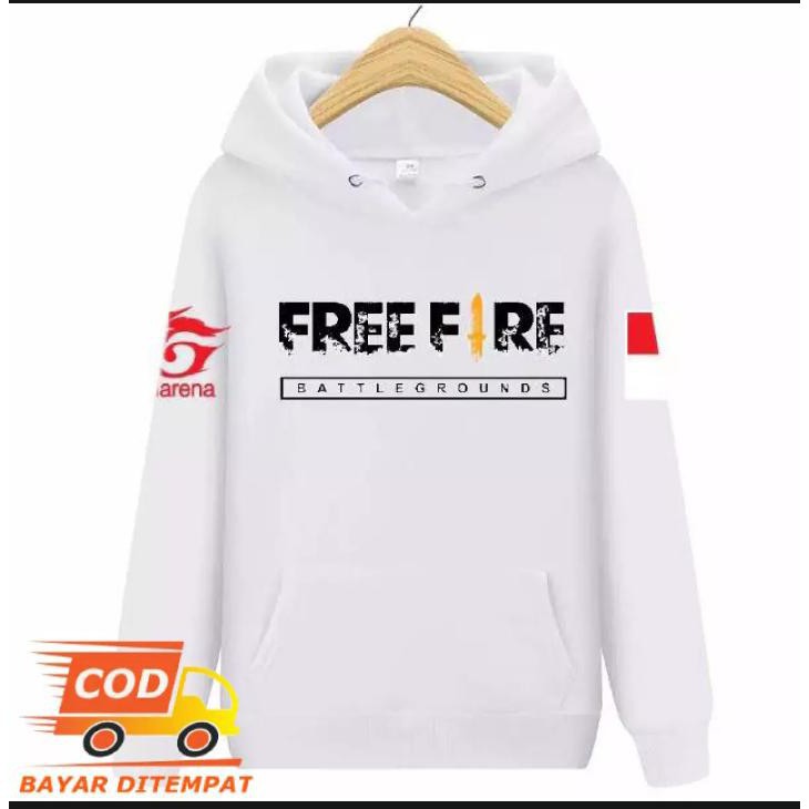 (BIG SALE) Jaket Free Fire / Sweater Free Fire / Hoodie Free Fire / Jaket Garena