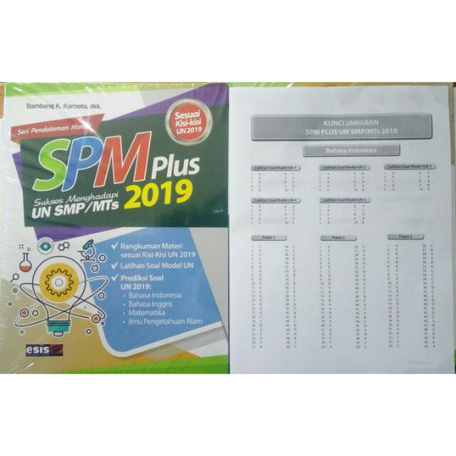 Terbaru Spm Plus Un Smp 2019 Plus Kunci Jawaban Shopee Indonesia