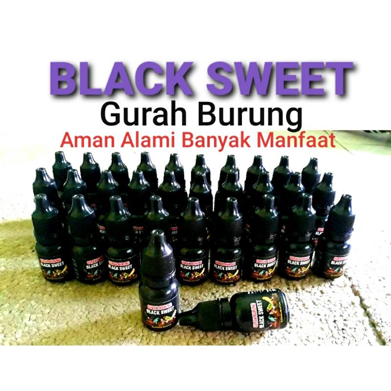 GURAH BURUNG BLACK SWEET serak keluarkan riak lendir