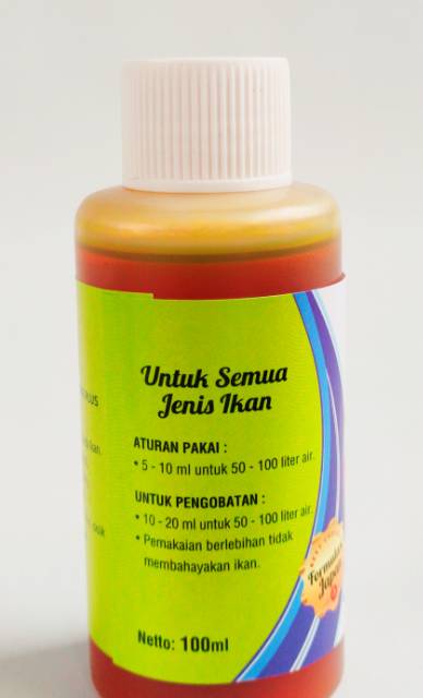 Sakkai Pro Acriflavine Plus 100ml Sakkai Kuning Obat Khusus Ikan Hias akuarium