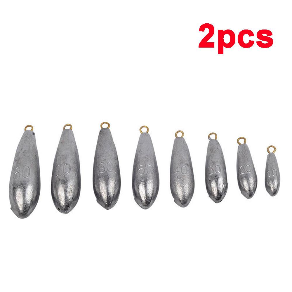 Agustinina Fishing Sinkers Quick Sinking Willow leaf Tackle Angling Gear Tenggelam Umpan Padat Memimpin Pemberat