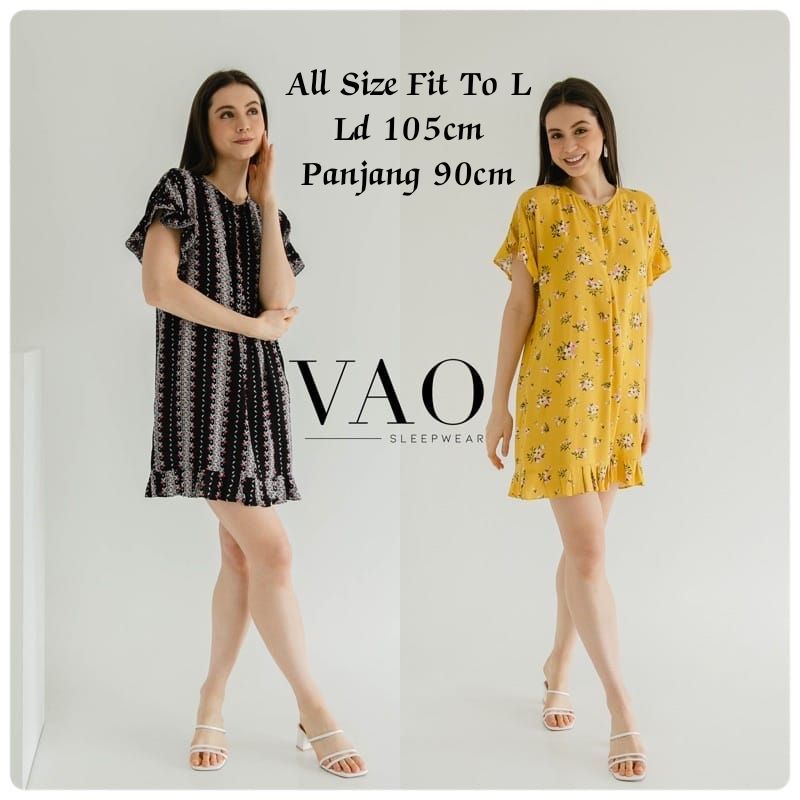 (COD) Baju Tidur Rayon Viscose Premium One Set // Daster Busui // Dress Busui