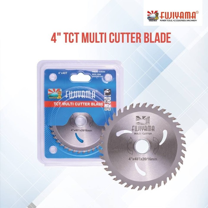 Mata Gergaji Circular Saw Blade 4&quot;x40T FUJIYAMA 4 inch bisa untuk Mesin Gerinda Grinder