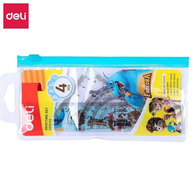

Deli Set Penggaris / Drafting set - EXPLORA 4pcs Penggaris EG01503 EKSLUSIF