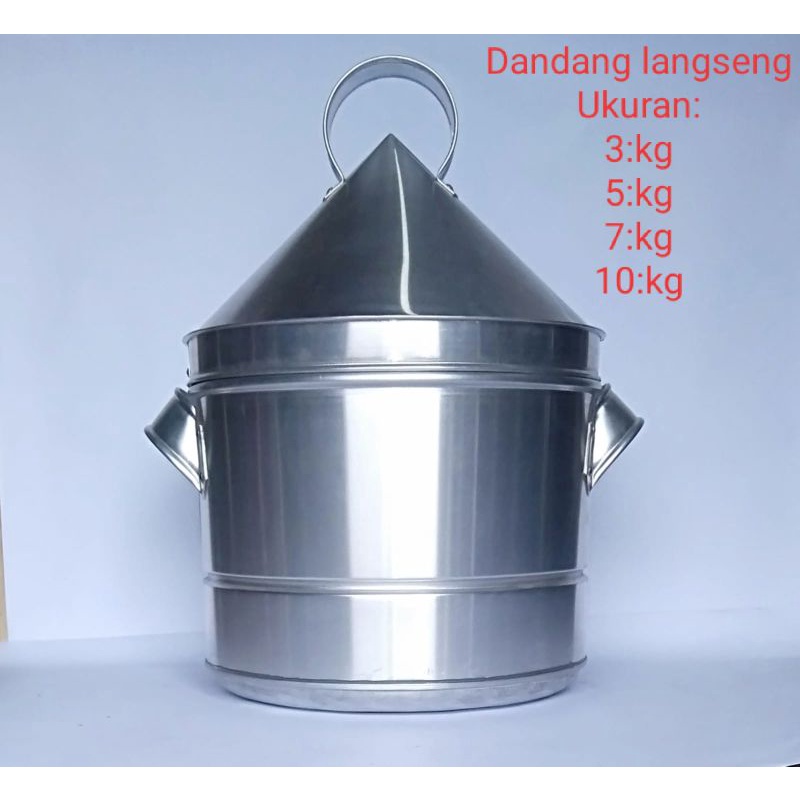 dandang nasi.dandang langseng.dandang alumunium