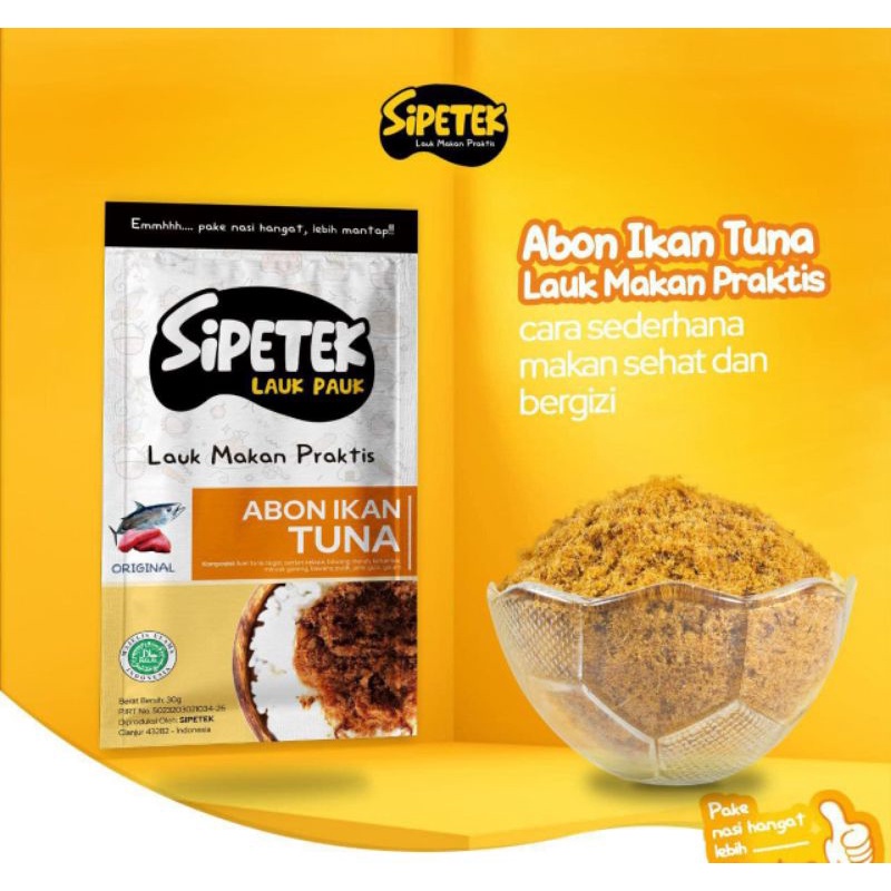 Crispy Ikan Sipetek Tinggi Kalsium 50gr / Lauk Makan Praktis Sipetek 30gr-Abon Ikan Tuna