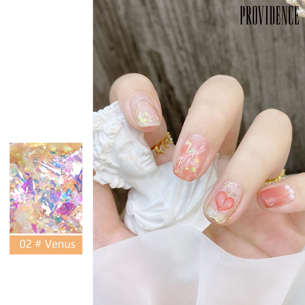 Bubuk Glitter Sequin Ultra Tipis Warna-Warni Untuk Manicure