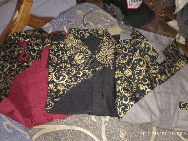 Promo Kemeja Batik Kombinasi Termurah Koko Batik Terlaris Grosir Batik Pekalongan Ozila