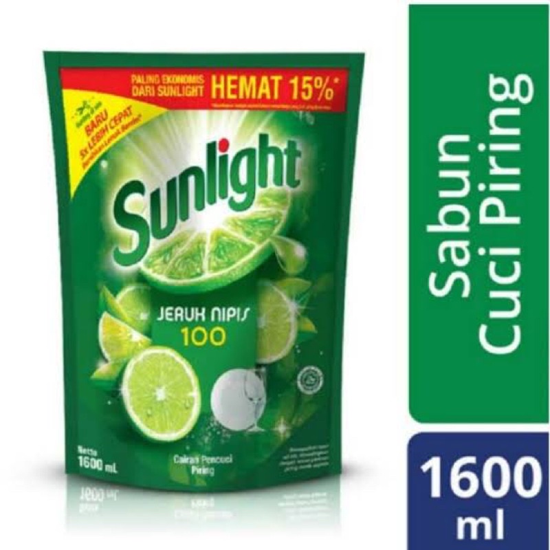 Sunlight Jeruk Nipis 1500ml Sunlight 1.5 liter Termurah