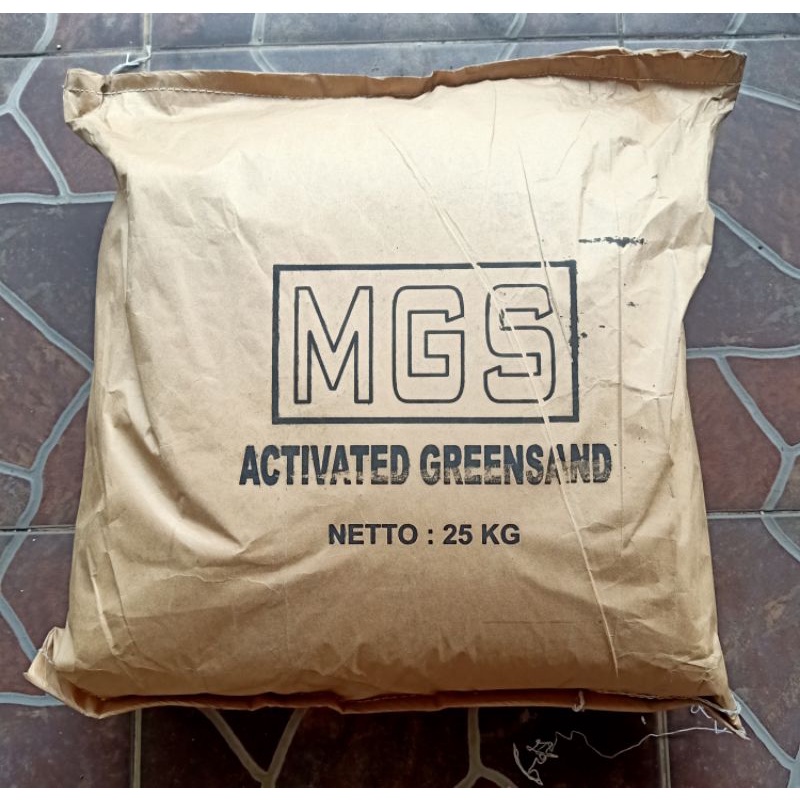 Manganese Greensand / Manganese media filter air