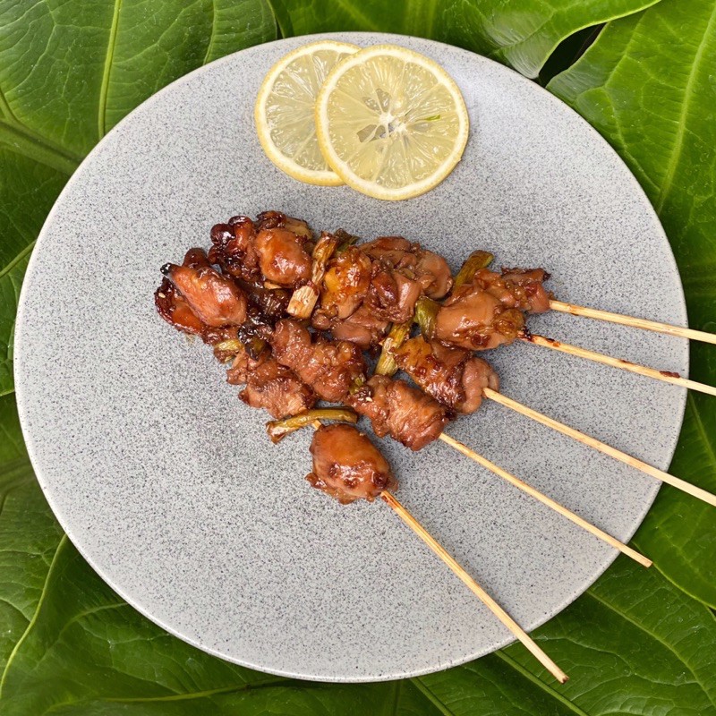 

Korean Chicken Skewers (Dakkochi)