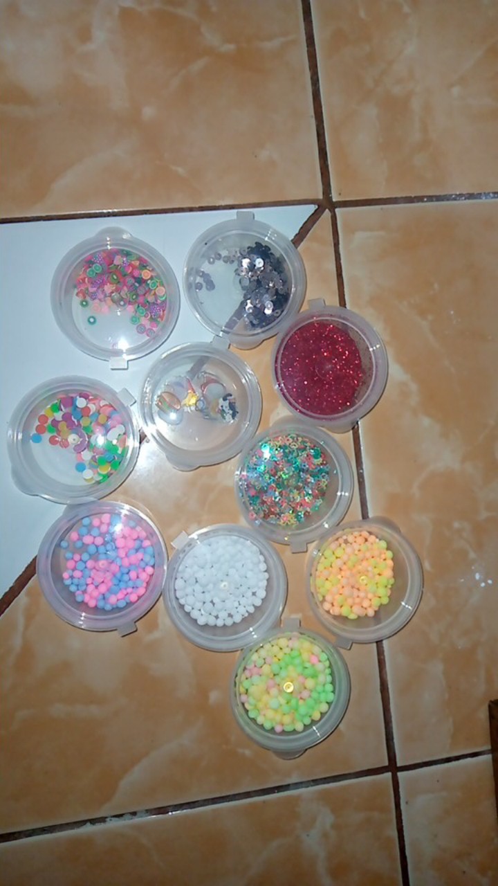 Fimo Slime/hiasan Slime Bentuk Bulet Dan Warna-warni.