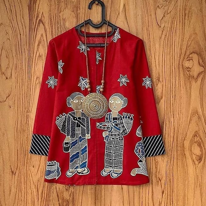 Blouse Batik Wanita Bahan Katun Premium