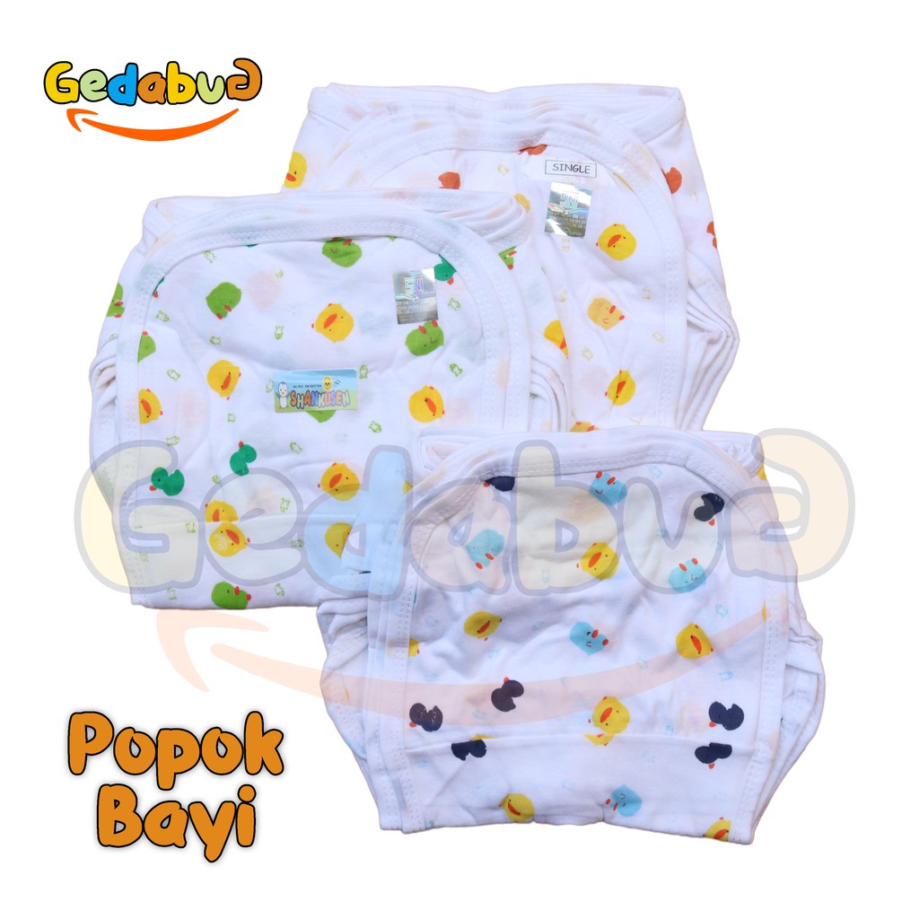 Popok Shankusen Putih Pino Piko Tali Ikat | Perlengkapan Pakaian Bayi - Satuan