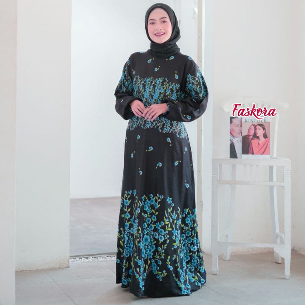 Gamis Syari Terbaru Jumbo 2021 / Maxi Dress Jumbo Big Size Dress / Gamis Busui Friendly Kekinian