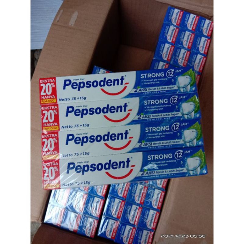 Pepsodent 75g+15g.Ori