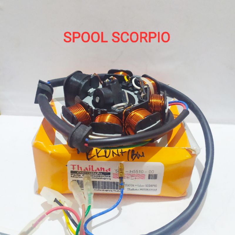 BISA COD SPULL ASSY/KOMPLIT SCORPIO THAILAND SPUL MOTOR SPUL ASSY KOMPLIT THAILAND PARTS
