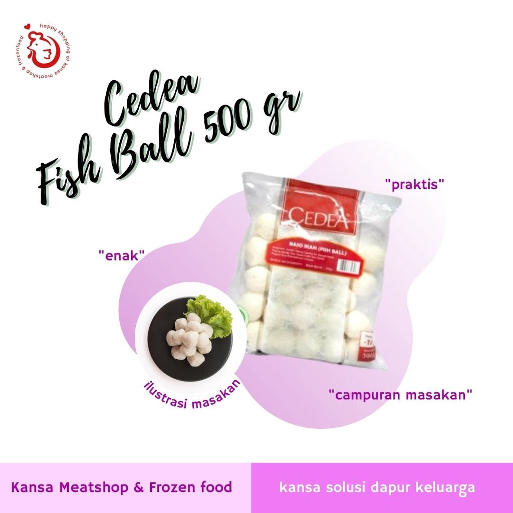 

CEDEA FISH BALL 500GR & 1KG