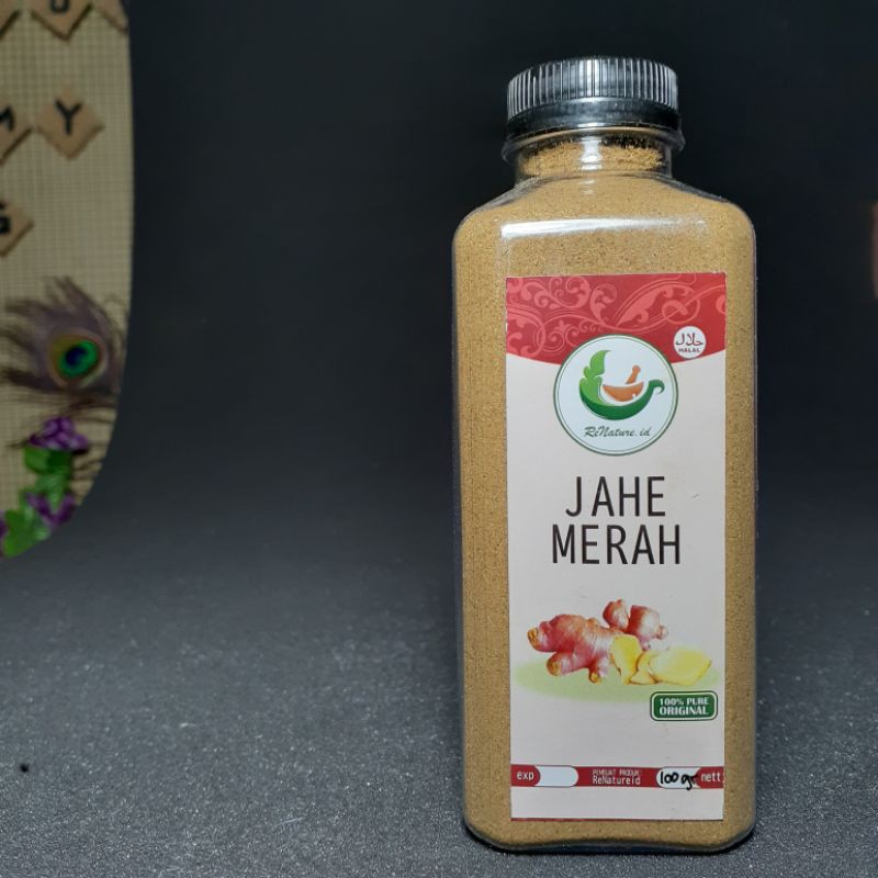 

RENATUREID - JAHE MERAH GRADE A / JAHE MERAH BUBUK JAHE MERAH HERBAL RENA RENATURE