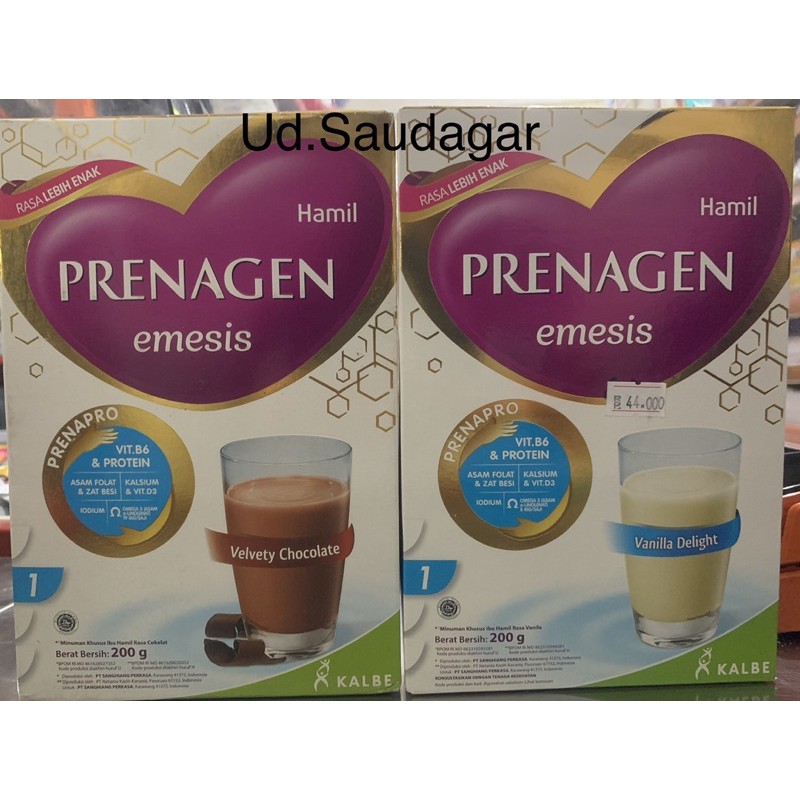 

Prenagen Emesis Susu khusus awal kehamilan 200Gr / 400Gr