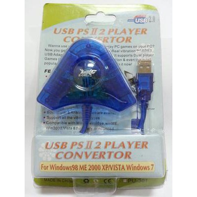 Konverter Stick PS2 ke USB PC / Converter Stik Game PS2 to USB Komputer Limited