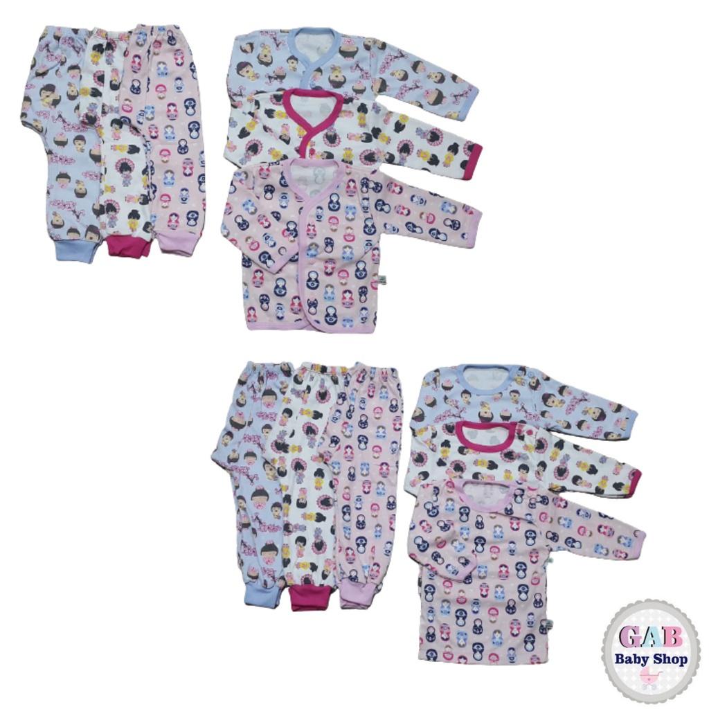 Little Owl 3in1 Setelan Oblong Panjang Celana Panjang Bayi SNI/Piyama Baju Tidur Bayi