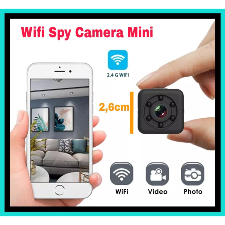 NA - Spy Camera Wifi Waterproof Sport Camera Infrared SQ29