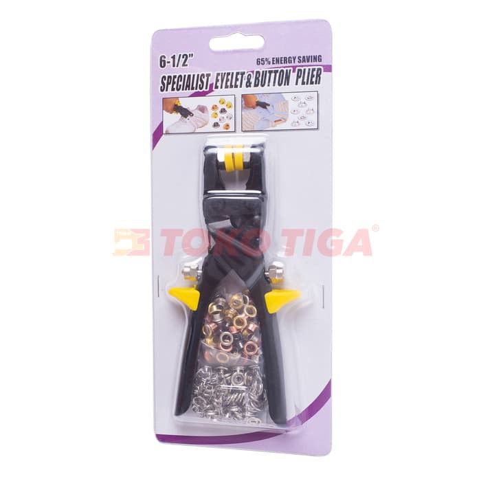 Eyelet Pliers Set / Alat Press Kancing Mata Ayam - (EP612)