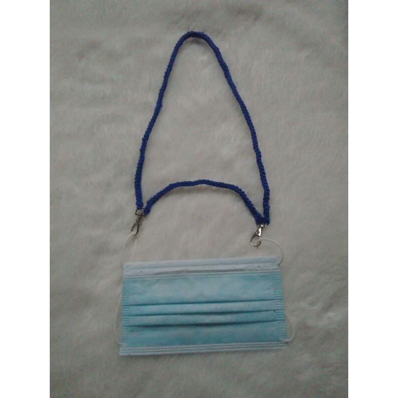 2in1 konektor masker rajut kalung masker rajut