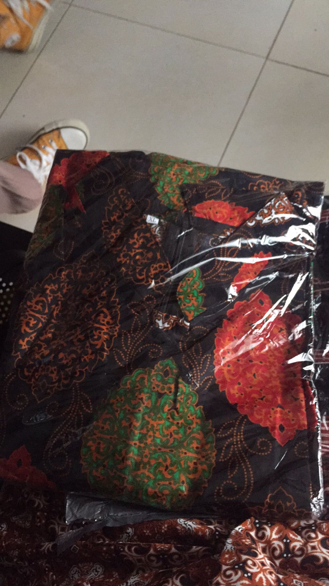 Batik Tunik Shibori Jumputan Terbaru Size S-3l / Hrb026 Yelbor Navbor / Biru Putih / Original..