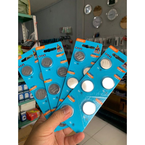 Batre Vinnic Original CR2430 1lembar 5pcs