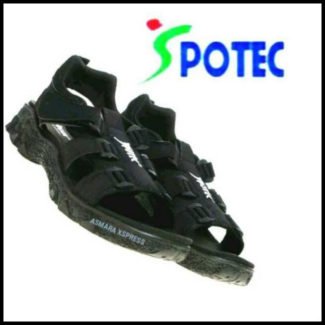 Sale Spotec Original Legendary Healthy Sandal Hiking Gunung Tracking - Sandy Full Black