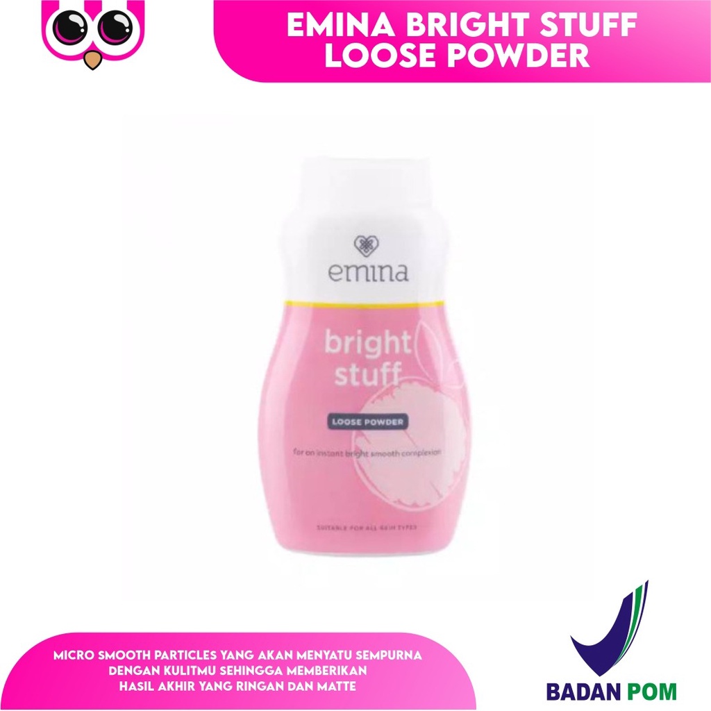 Emina Bright Stuff Loose Powder 55 g - Bedak Tabur