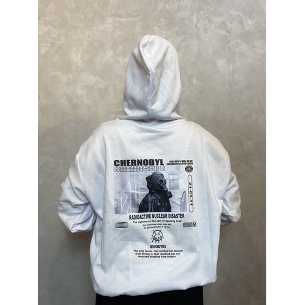 RADIOACTIVE NUCLEAR CHERNOBYL SWEATER HODIE COWOK OVERSIZE XL (V1)