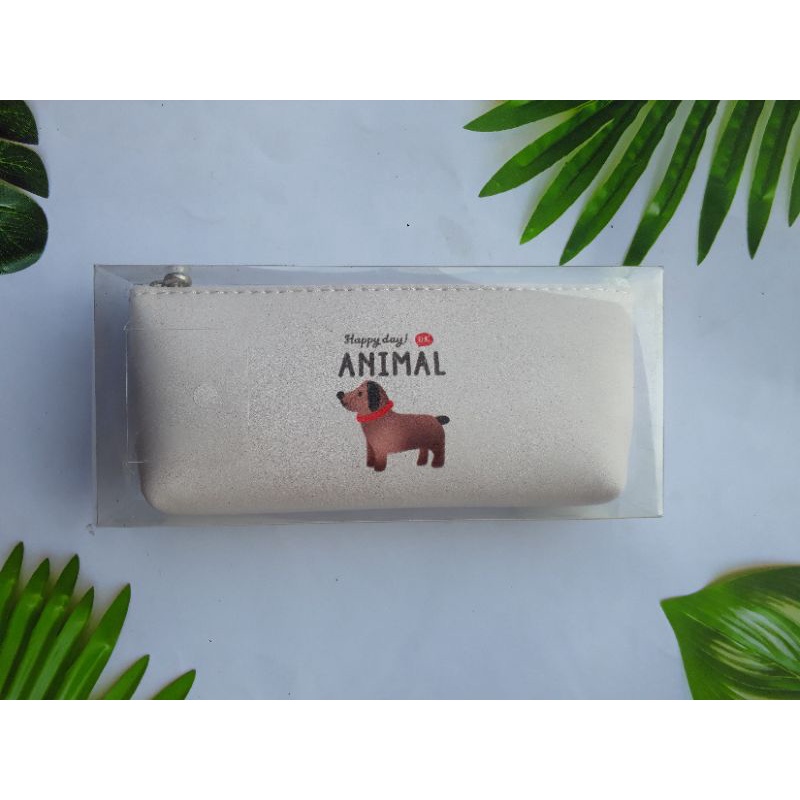 

PRESIDENTZT Pencil Bag Pouch Case Tempat Pensil Motif Animal