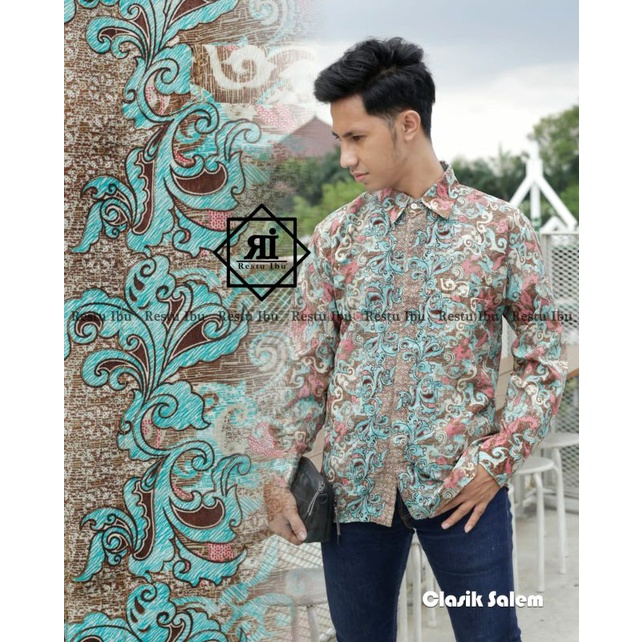 KEMEJA BATIK/KEMEJA BATIK MODERN/KEMEJA BATIK PESTA/KEMEJA BATIK PANJANG