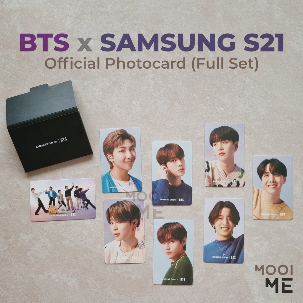 BTS x Samsung Galaxy S21 Official Photocard (Full Set)