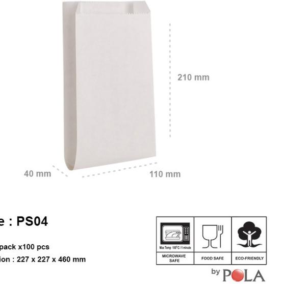 

✷ paper bag (satchel) murah / kantong kertas murah ps04- 100pcs ♧