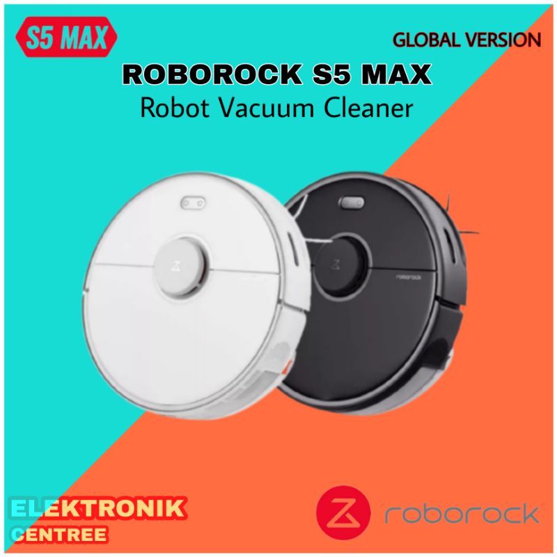 Roborock S5 Max - Robot Vacuum And Mop Cleaners