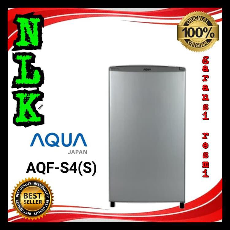 Freezer Aqua Japan Aqf-S4(S) 4 - 5Rak Lemari Es Pembeku Es Batu Kulkas