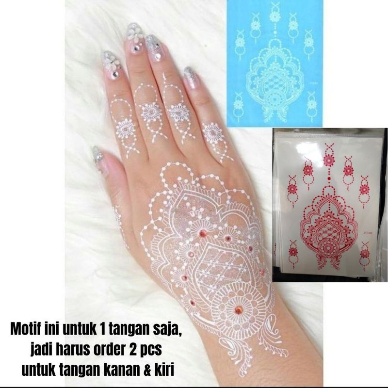 TERMURAH HENNA INSTAN MOTIF LIMITED EDITION