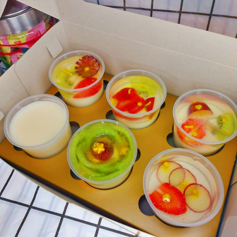 

pudding susu fresh hampers