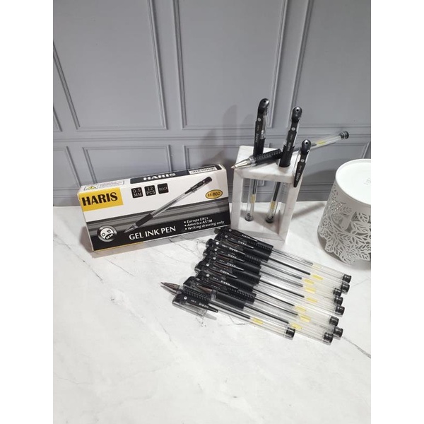

(isi 12 pcs) PULPEN MURAH / PULPEN GELL MURAH HARIS / Pengell murah pen