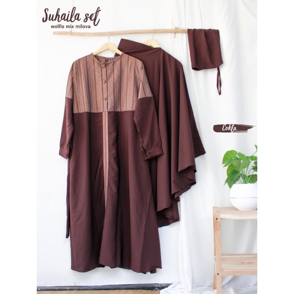 GAMIS SET SUHAILA BY UK HIJAB COLLECTION