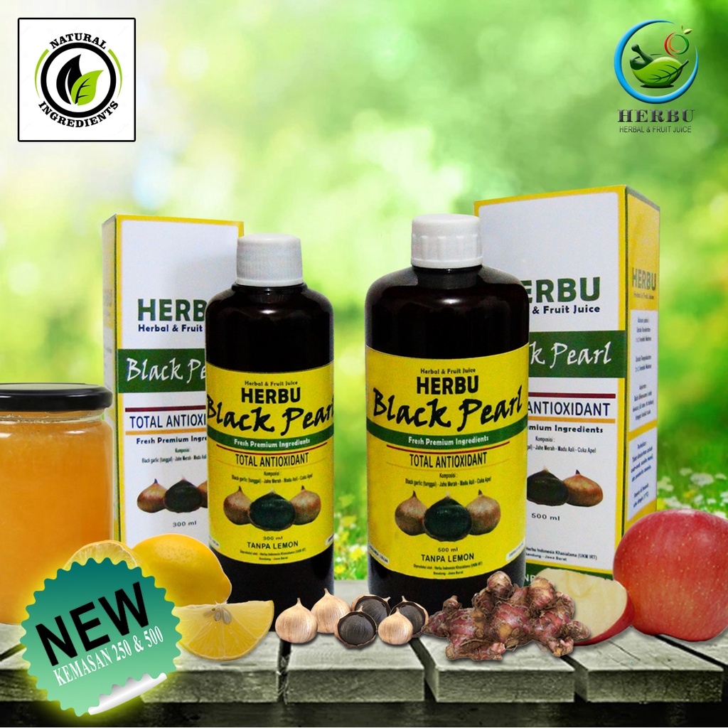 

Jus Bawang Putih Tunggal Hitam (Tanpa Lemon)