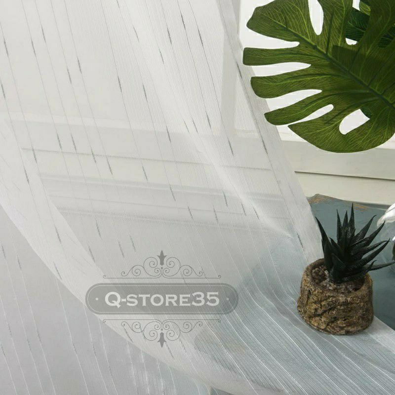Gorden vitrase Blackout putih Puring/Daleman gorden minimalis kain vitrase putih import