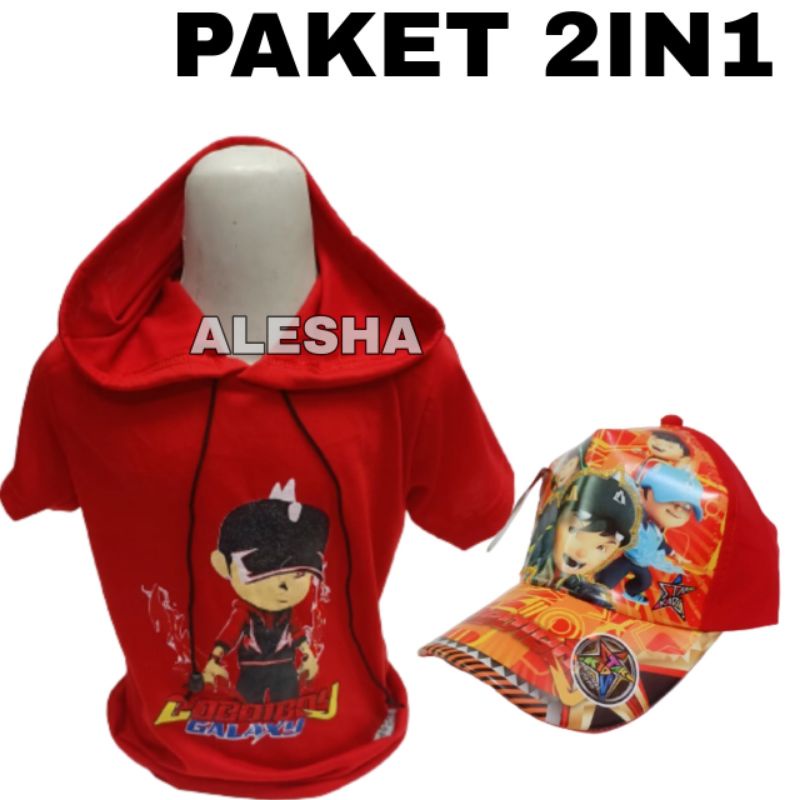 Baju anak laki laki Boboiboy Baju anak laki-laki karakter Hoodie anak laki laki - baju anak Baju kaos Boboi boy