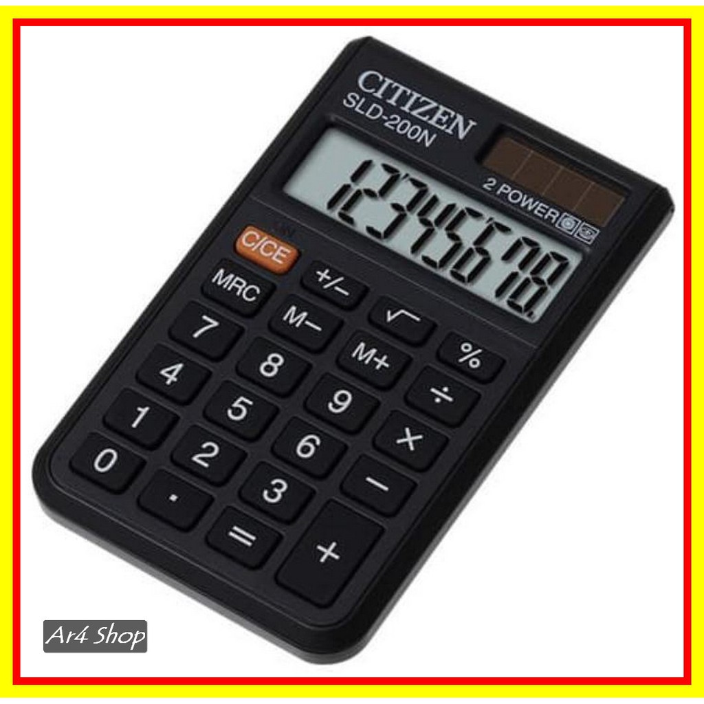 

Calculator - Citizen - Sld - 200N